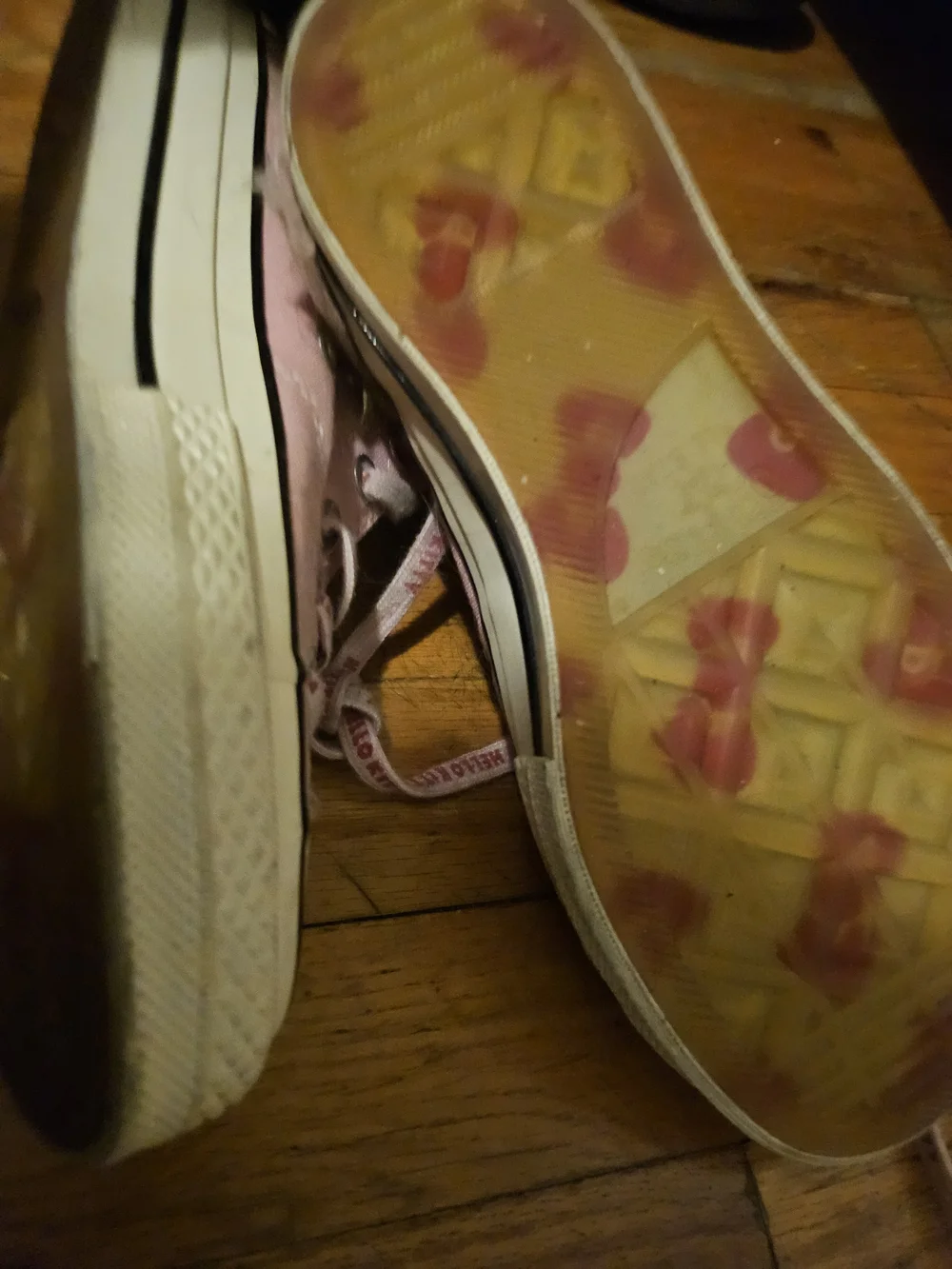 Converse Pink Hello Kitty High-Top Sneakers - Picture 2 of 7